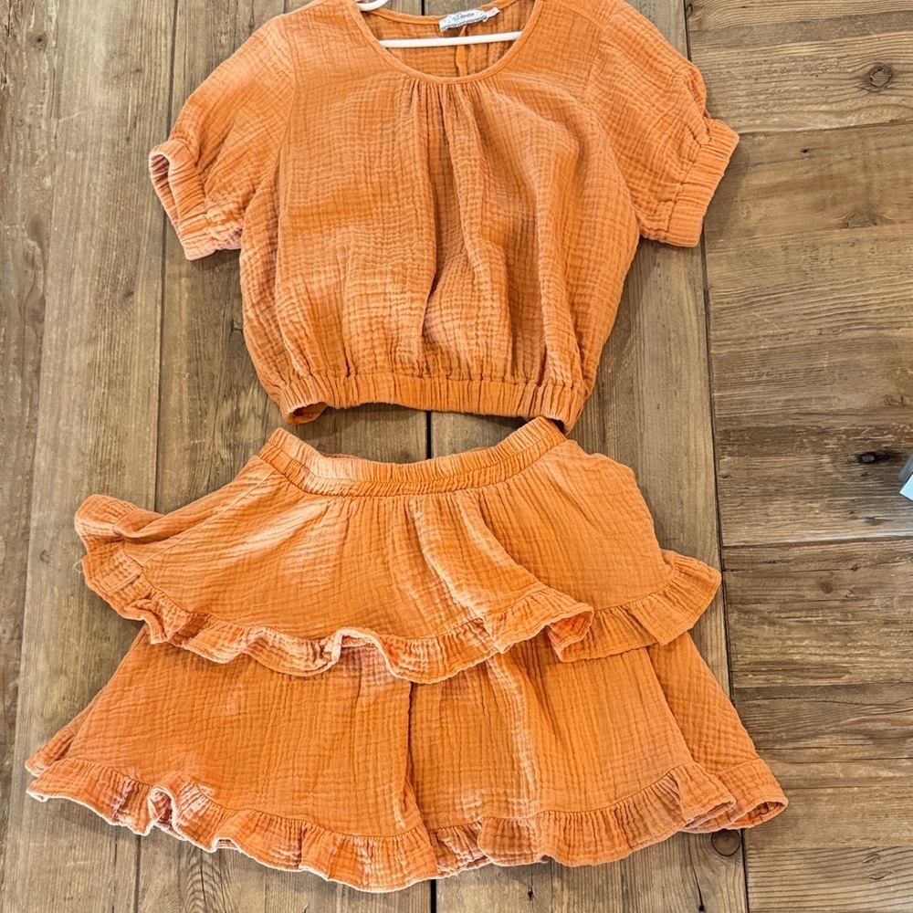 Devotion TWINS Orange Kids Matching Set